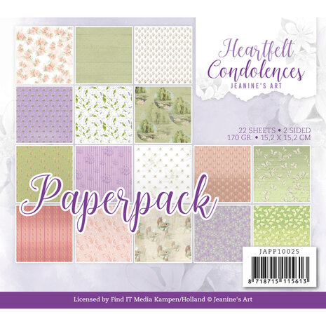 Paperpack - Jeanine&#039;s Art - Heartfelt Condolences