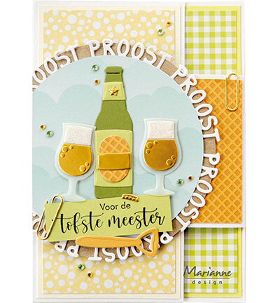 Marianne Design Craftable Proost cirkel by Marleen (NL) CR1588 120x160mm