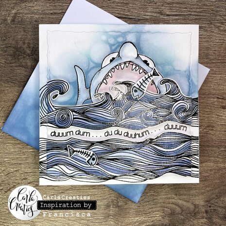 CraftEmotions clearstamps A6 - Ocean 7 Carla Creaties