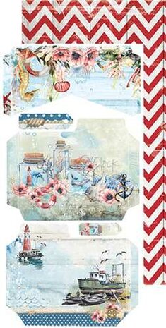 Craft OClock Junk Journal Set Seaside Greetings