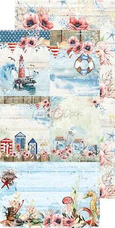 Craft OClock Junk Journal Set Seaside Greetings