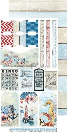 Craft OClock Junk Journal Set Seaside Greetings