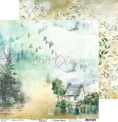 Craft OClock Paper Collection Set 12&quot;*12&quot; Trail Of Silence