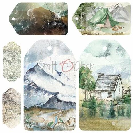Craft OClock Paper Collection Set 6&quot;*6&quot; Trail Of Silence
