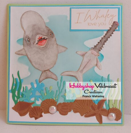 CraftEmotions clearstamps A6 - Ocean 9 Carla Creaties