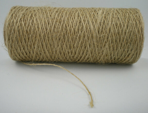 Jute koord zand 1mm 