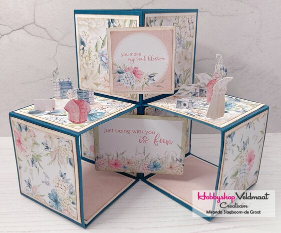CraftEmotions karton kraft krijtwit 10 vel 30,5 x 30,5 cm