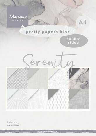 Marianne Design Paper pad Serenity PK9180 A4