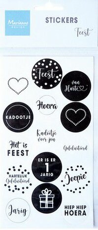 Marianne Design Stickers - Feest - (NL) CA3167 11x25cm