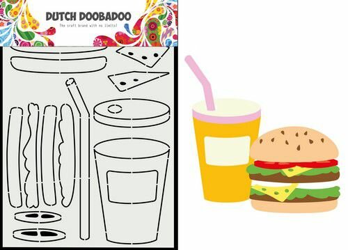 Dutch Doobadoo Card Art Hamburger 470.784.141 A5
