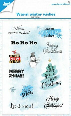 Joy! Crafts Clearstamp A6 - Kerst tekst EN 6410/0545