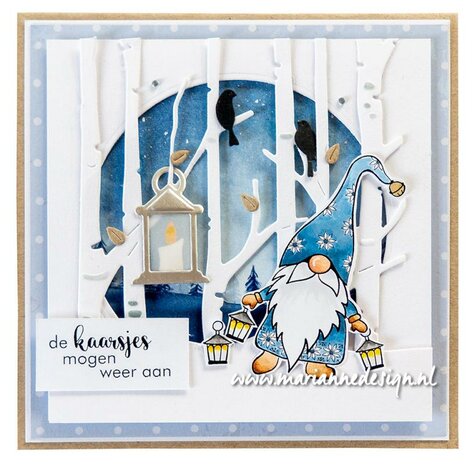 Marianne Design Decoupage Winterlandschappen VK9596 A4