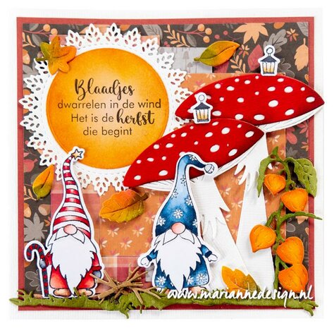 Marianne Design Clear Stamps Kabouter & lantaarn CS1106 