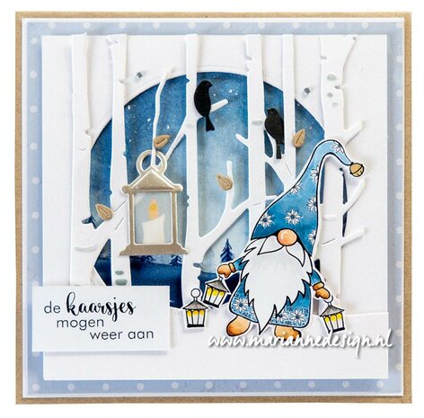 Marianne Design Clear Stamps Kabouter & lantaarn CS1106 