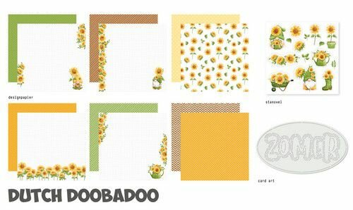 Dutch Doobadoo Crafty Kit Potje Zomer 20x20cm 473.005.029