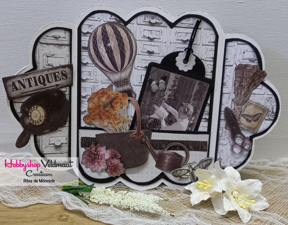 CraftEmotions karton kraft krijtwit 10 vel 30,5 x 30,5 cm