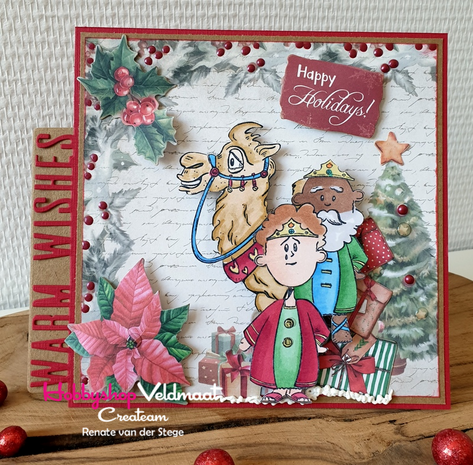 CraftEmotions karton kraft bruin 10 vel 30,5 x 30,5 cm