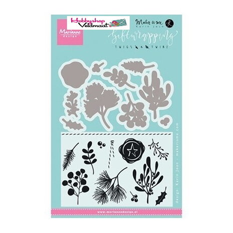 Marianne Design Stempel-Die Twigs &amp; Twine KJ1715