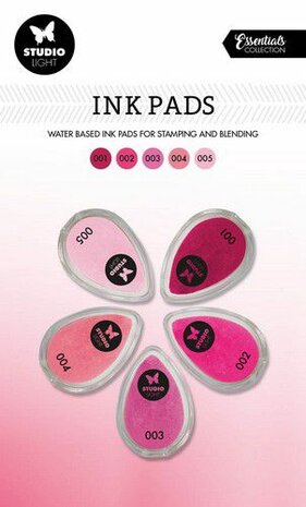 Studio Light Ink Pads Waterbased Rood tinten SL-ES-INKP01 215x130mm