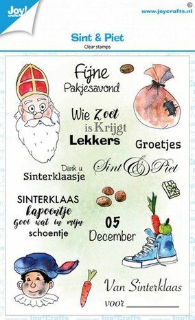 Joy! Crafts Clearstamp A6 - Sint & Piet (NL)  6410/0554