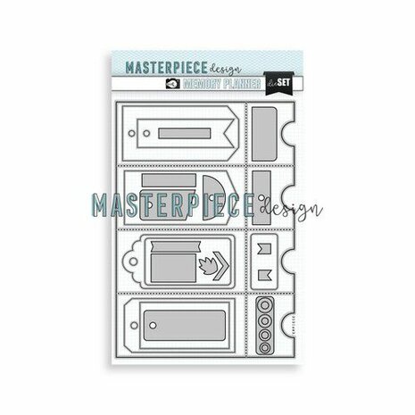Masterpiece Memory Planner - Stans-set - Mini Tag Album MP202066