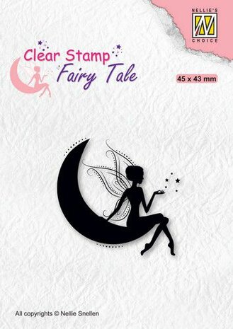 Nellie‘s Choice Clearstamp silhouette Fairy Tale FTCS019