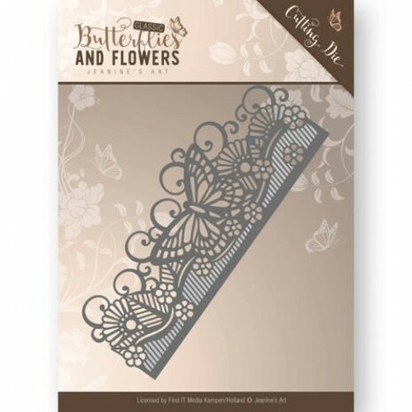 Die - Jeanine&#039;s Art - Classic Butterflies and Flowers - Butterfly Border