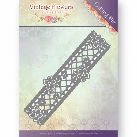 Dies - Jeanine&#039;s Art - Vintage Flowers - Floral Border