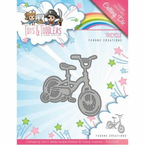 Die - Yvonne Creations - Tots and Toddlers - Tricycle