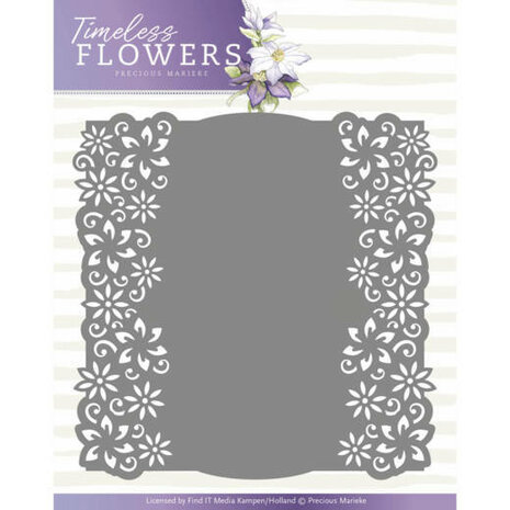 Dies - Precious Marieke - Timeless Flowers - Clematis Frame