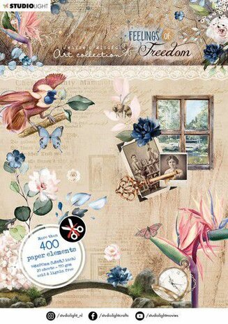 Studio Light Die-cut Block Feelings of Freedom nr.41 JMA-FOF-DCB41 A5