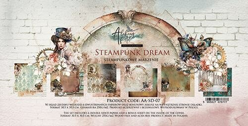 Art Alchemy Paper Collection Set 30,5x30,5 cm Steampunk Dream