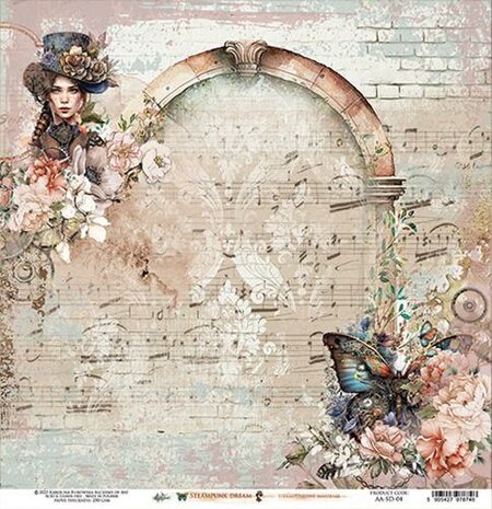 Art Alchemy Paper Collection Set 20,3x20,3 cm Steampunk Dream