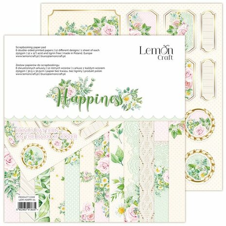 LemonCraft Paper Pad Happiness 30,5x30,5cm