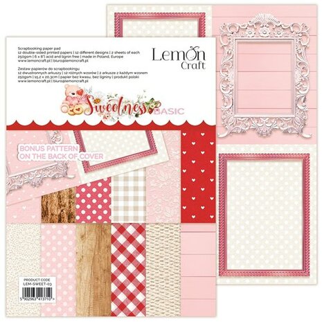 LemonCraft Paper Pad Sweetness - Basic 20,3x15,2cm