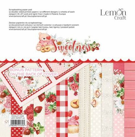 LemonCraft Paper Pad Sweetness 20,3x20,3cm