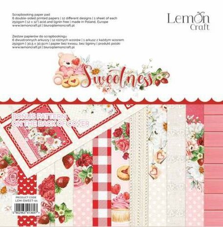 LemonCraft Paper Pad Sweetness 30,5x30,5cm