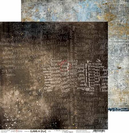 Craft O'Clock Paper Collection Set 30,5x30,5 cm Clang And Dirt