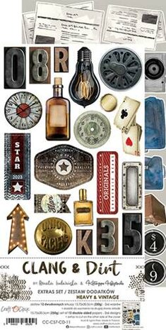 Craft O'Clock Extras to Cut Set – Heavy and Vintage – Clang And Dirt