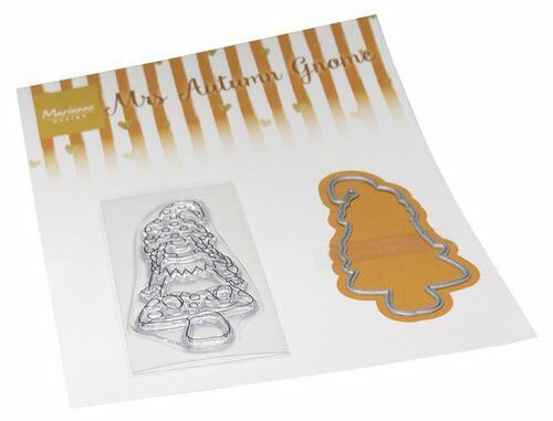 Marianne Design Clear Stamps &amp; dies Mrs. Herfst gnome CS1150 32,5x65,5mm