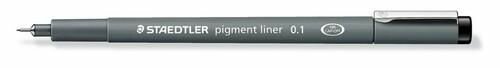 Staedtler pigment liner fineliner 0,1 mm zwart 308 01-9