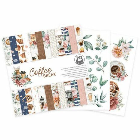 Piatek13 - Paper pad Coffee break 15.2x15.2 cm P13-COF-09