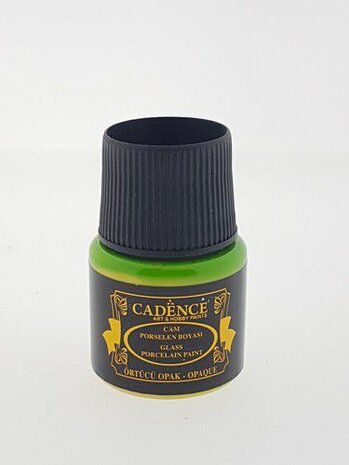 Cadence Opague Glas &amp; Porselein verf Kiwi groen 01 049 0290 0045 45 ml