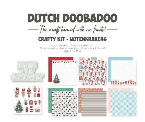 Dutch Doobadoo Crafty Kit Notenkrakers 20x20cm 473.005.050