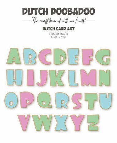 Dutch Doobadoo Card Art Alfabet 10 cm 470.784.257
