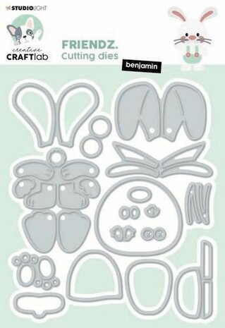 Studio Light Cutting Die Friendz nr.476 CCL-FR-CD476 127x108mm