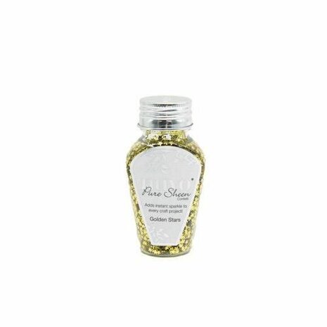 Nuvo Pure Sheen Confetti - Golden Stars 50ml  1075N