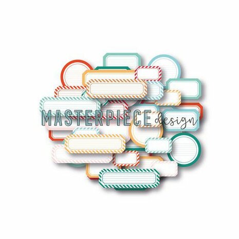 Masterpiece Die-cuts 31 days 2023 label mix MP202157