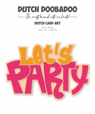 Dutch Doobadoo Card Art Let&lsquo;s PArty A5 (EN) 470.784.266