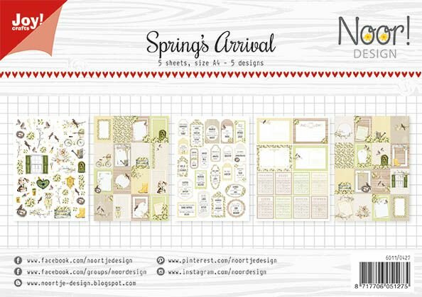 Joy! Crafts Labelvellen - Noor - Spring&lsquo;s Arrival 6011/0427 A4